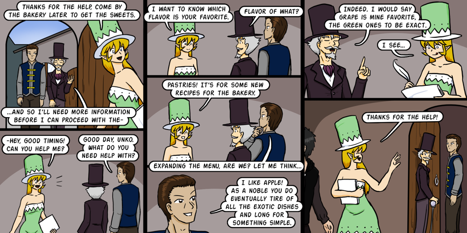 Breadfinder - Episode 155, Page 1: 155-Noble status, humble tastes
